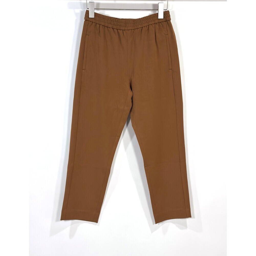 Calvin Klein Camel Brown Pull-On Casual Ankle Pants - Size XS